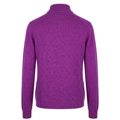 Purple Silk Men Sweater