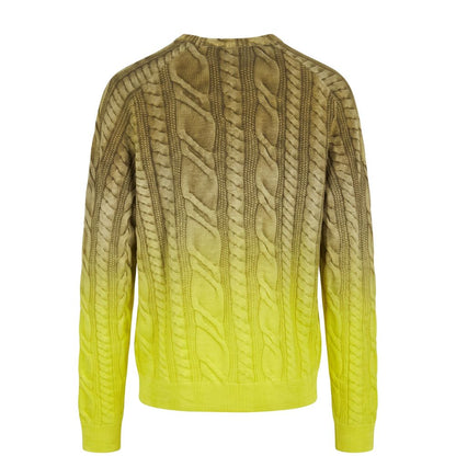 Green Wool Men's Sweater