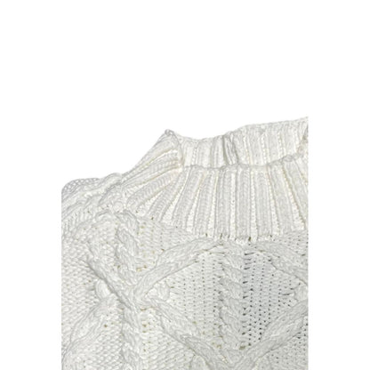 White Cotton Men's Sweater
