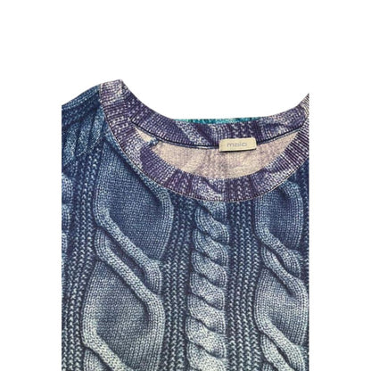 Blue Wool Men's Sweater