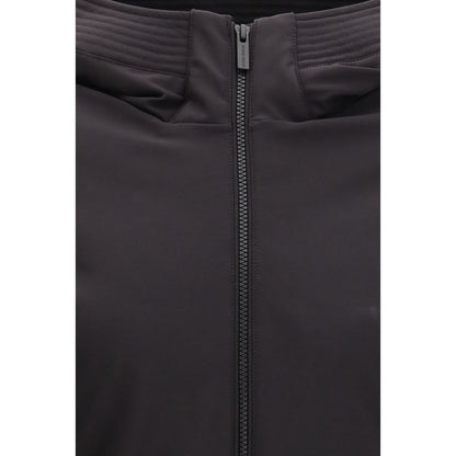Black Polyester Parka