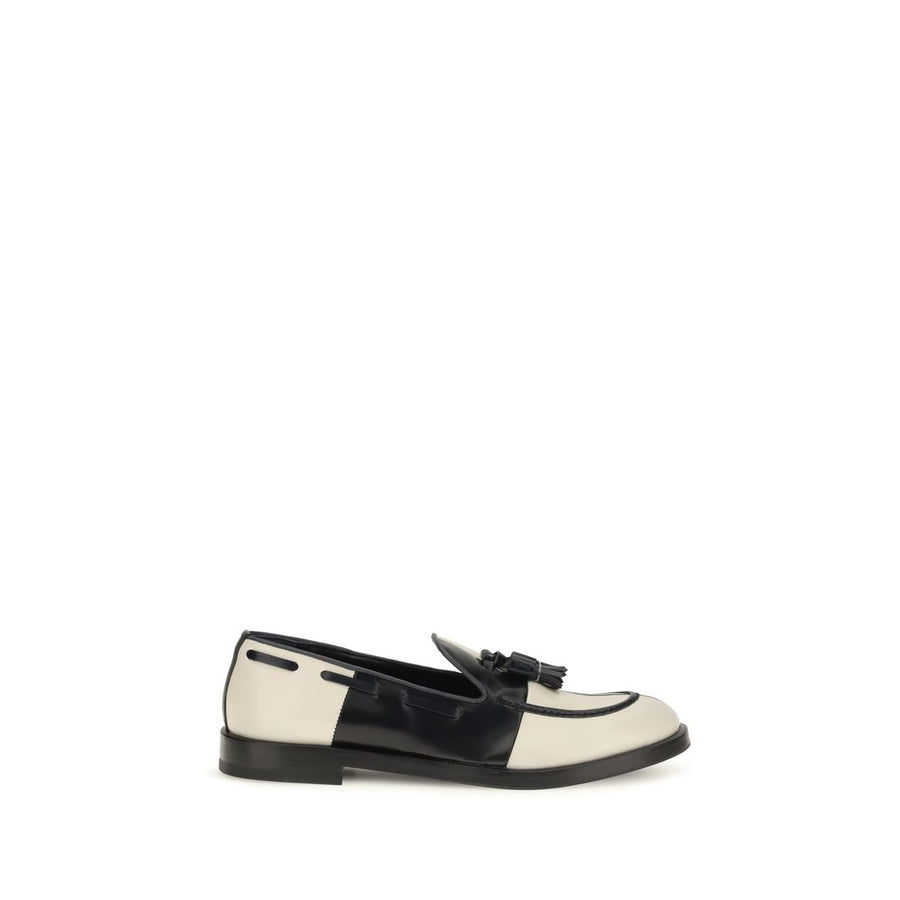 Multicolor Calf Leather Bos Taurus Slip-On Loafers