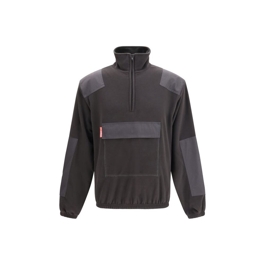 Black Polyester Sweatshirt