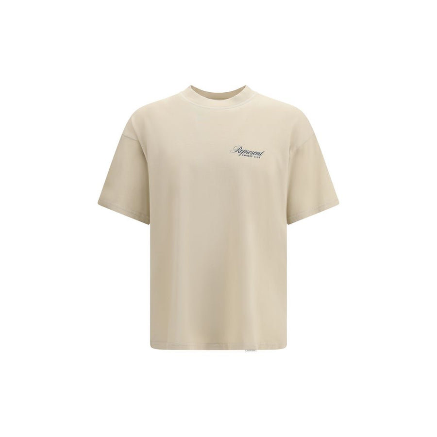Beige Cotton T-Shirt