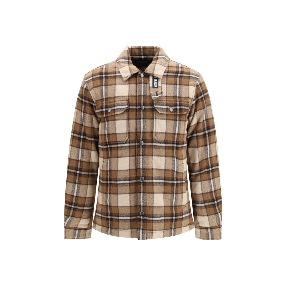 Brown Wool Oves Aries Full-Length Jacket