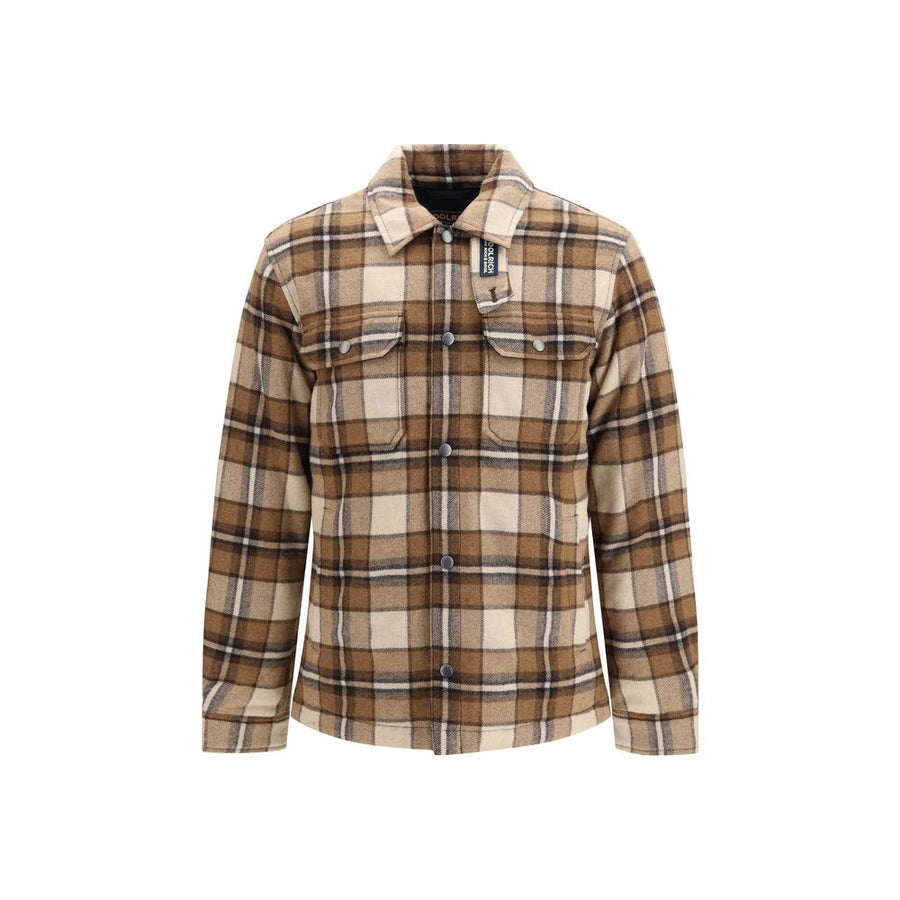 Brown Wool Oves Aries Full-Length Jacket