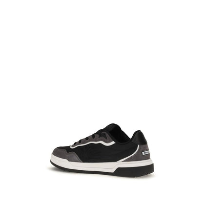 Black Calf Leather Bos Taurus Low Top Sneakers