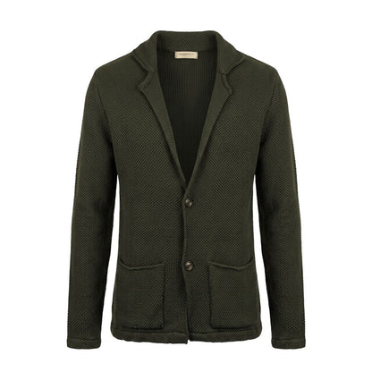 Green Wool Men's Sweater