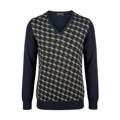 Green Wool Men's Sweater
