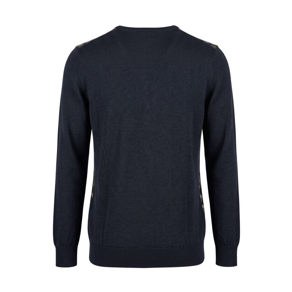 Green Wool Men's Sweater