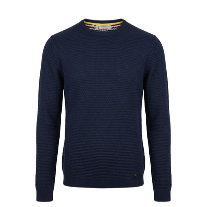 Blue Cotton Men's Sweater