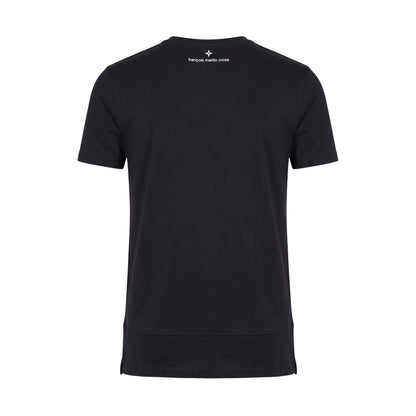 Black Cotton Men Sweater