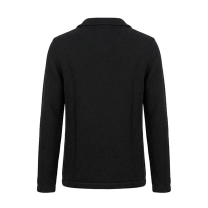 Black Wool Men's Sweater