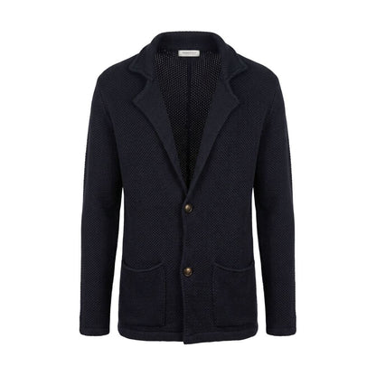 Blue Wool Men's Sweater