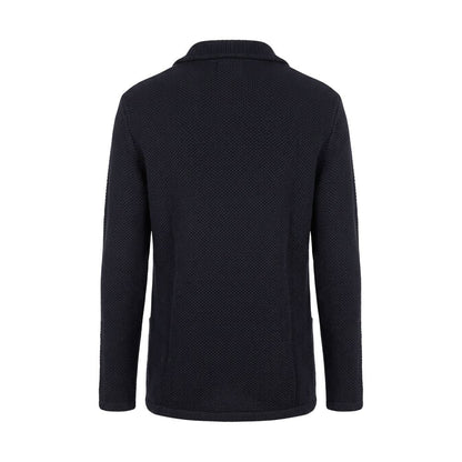 Blue Wool Men's Sweater