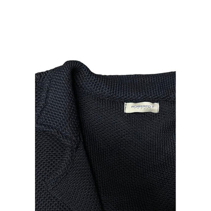 Blue Wool Men's Sweater