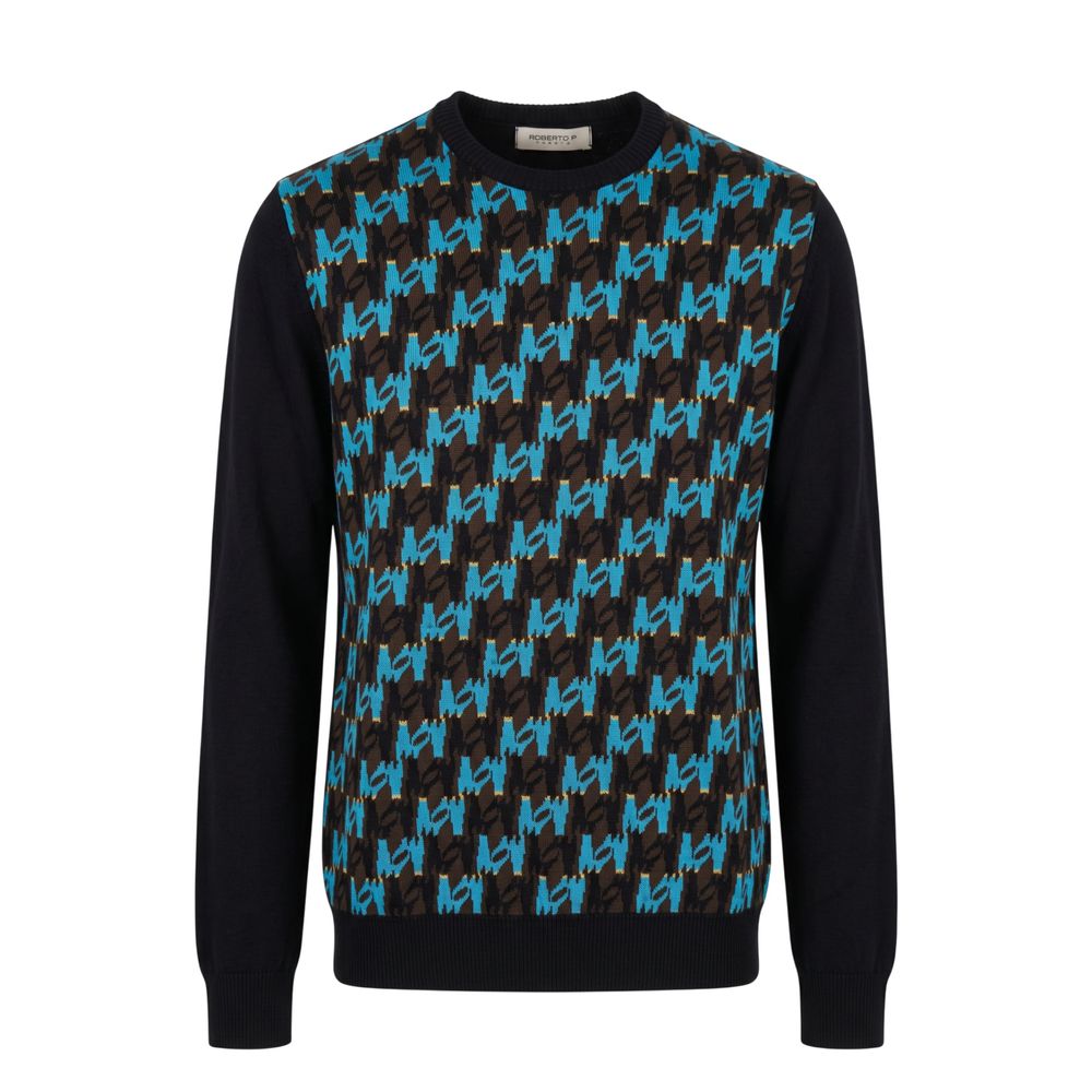 Light Blue Wool Men's Sweater