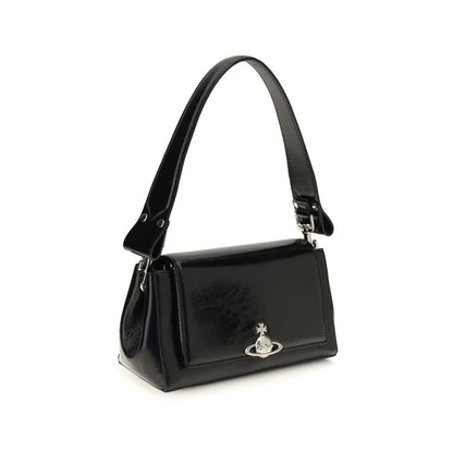Black Calf Leather Bos Taurus Shoulder Bag
