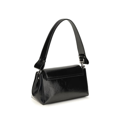 Black Calf Leather Bos Taurus Shoulder Bag