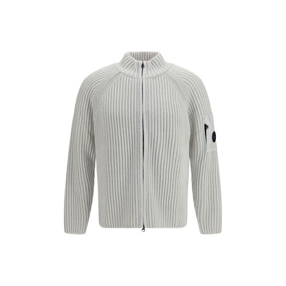 White Polyamide Cardigan