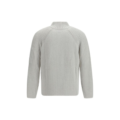 White Polyamide Cardigan