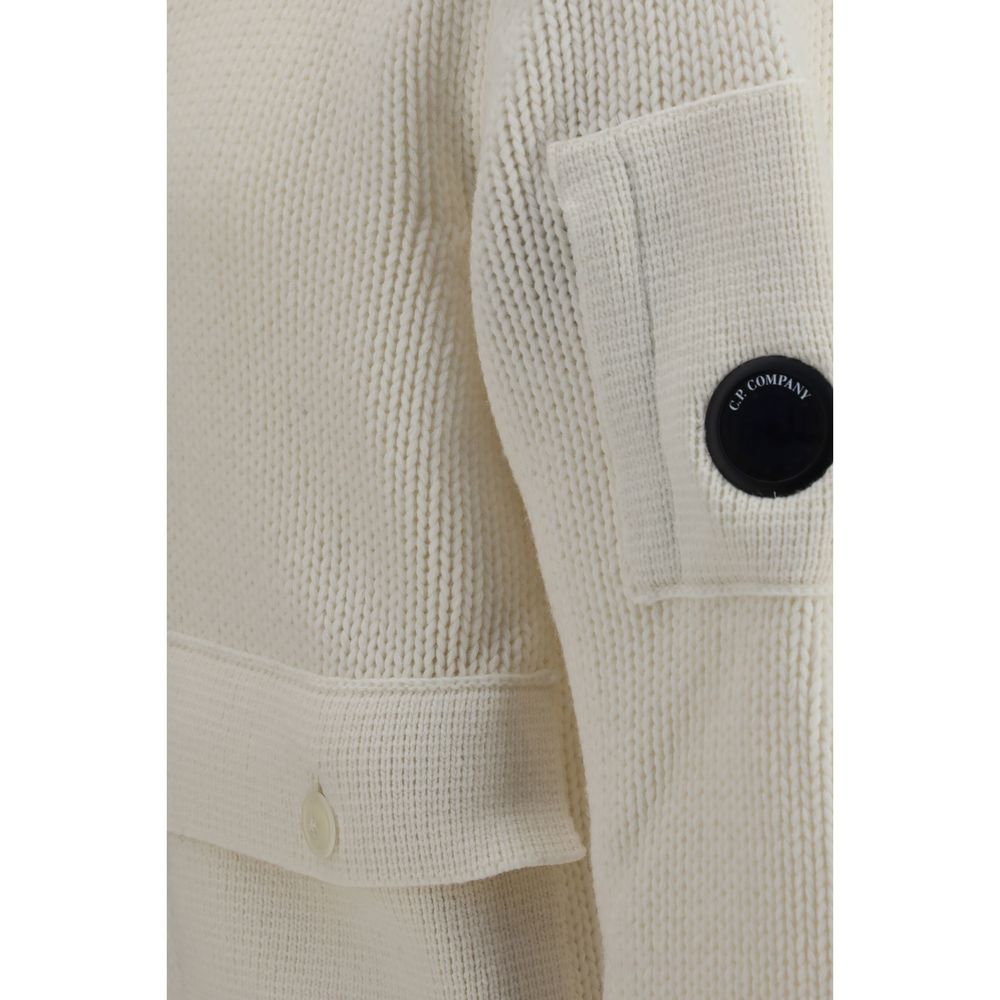 White Wool Oves Aries Cardigan