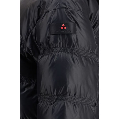 Black Polyamide Full-Length Jacket