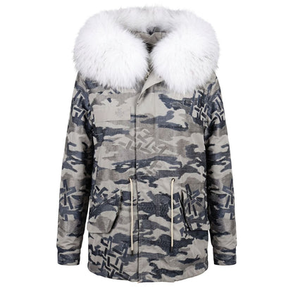 Green Polyester Women's Jacket