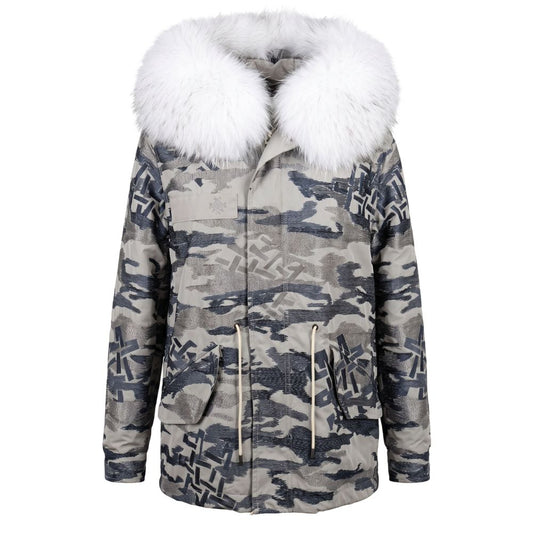 Green Polyester Women's Jacket