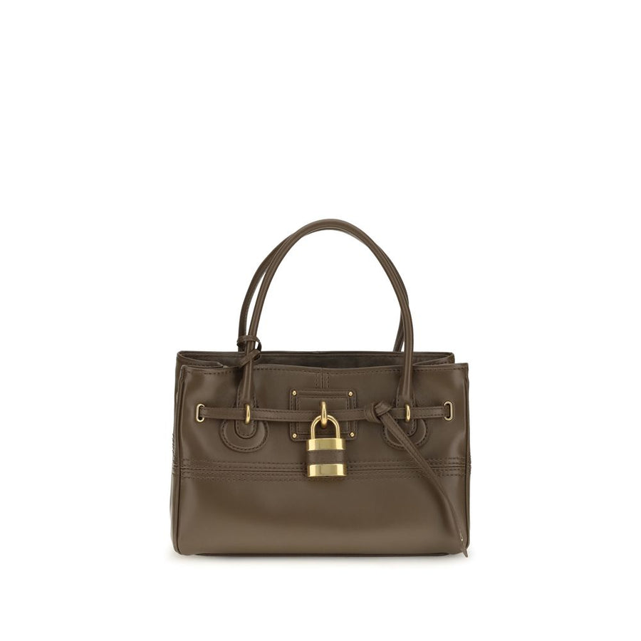 Brown Buffalo Leather Handbag
