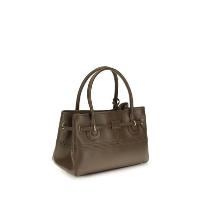 Brown Buffalo Leather Handbag