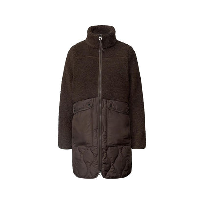 Brown Polyester Coat