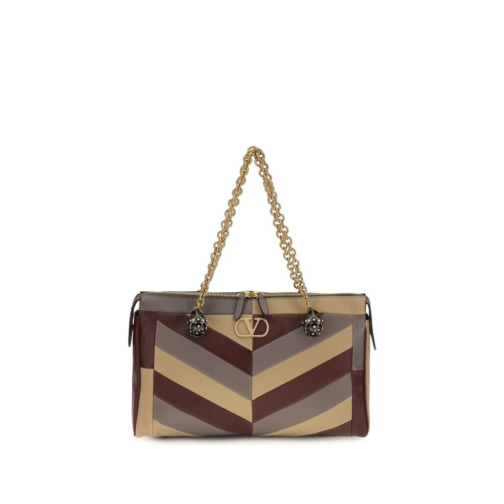 Multicolor Napa Leather / Calf Bos Taurus Shoulder Bag
