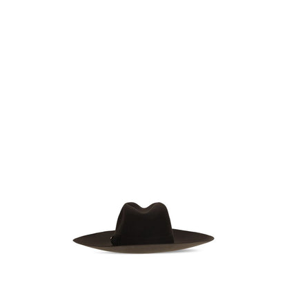 Brown Fabric Fedora