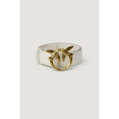 Cream Leather Regular Belt