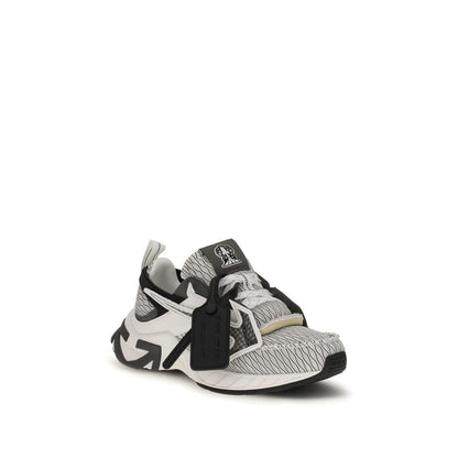 Gray Fabric Athletic Sneakers