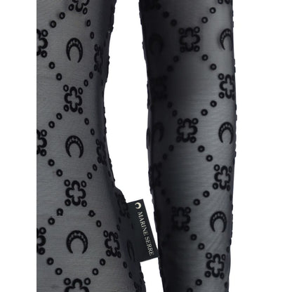 Black Polyamide Pattern Shirt