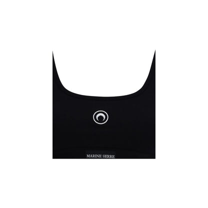 Black Cotton Sport Bra