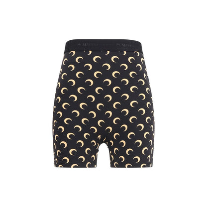 Black Polyamide Bermuda Shorts