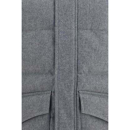 Gray Wool Oves Aries Full-Length Jacket