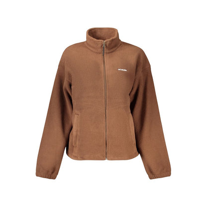 Brown Polyester Women's Sweatshirt