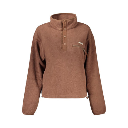Brown Polyester Women's Sweatshirt