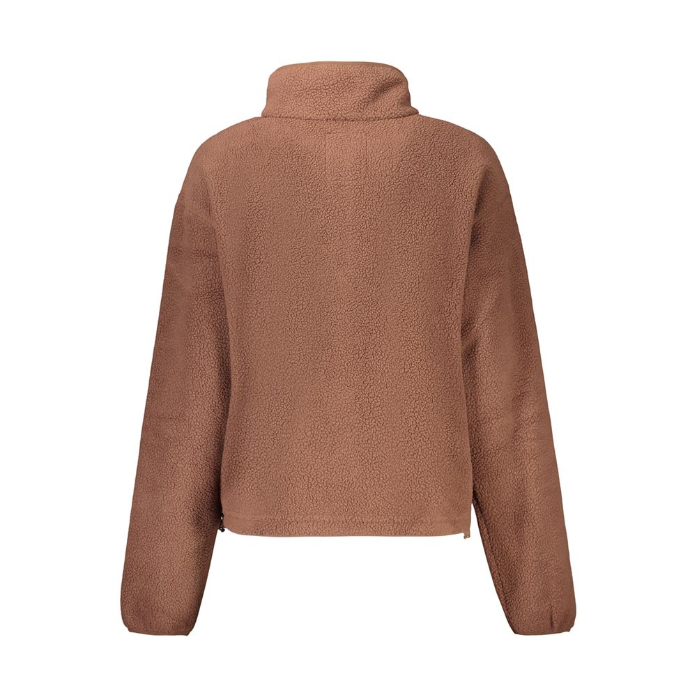 Brown Polyester Women's Sweatshirt