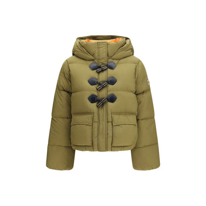 Bicolor Nylon Full-Length Jacket