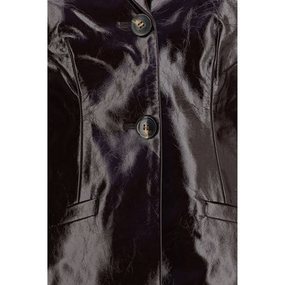 Bordeaux Polyethylene Full-Length Jacket