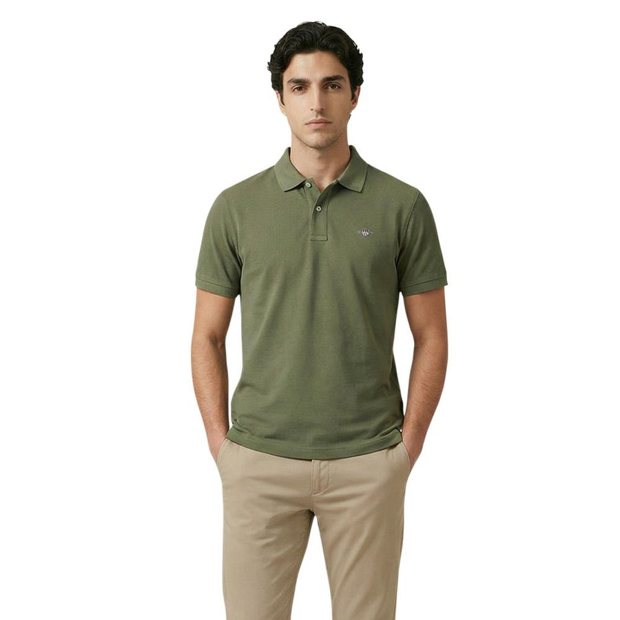 Bicolor Cotton Polo Shirt