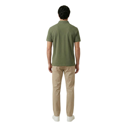 Bicolor Cotton Polo Shirt