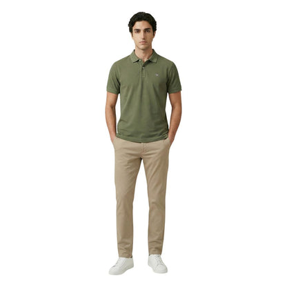 Bicolor Cotton Polo Shirt