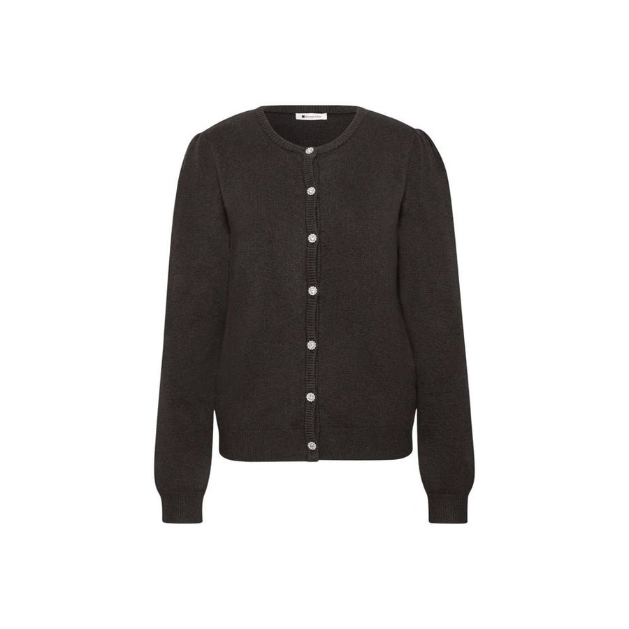 Brown Cotton Cardigan