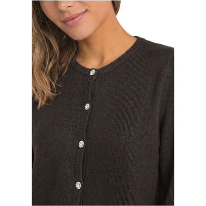 Brown Cotton Cardigan